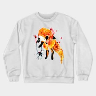 jumping fox Crewneck Sweatshirt